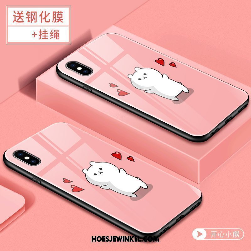 Xiaomi Mi 8 Pro Hoesje All Inclusive Scheppend Patroon, Xiaomi Mi 8 Pro Hoesje Net Red Trend Beige