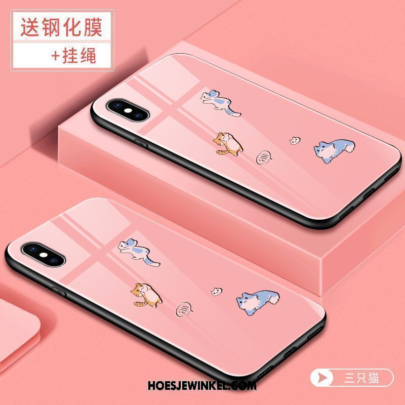 Xiaomi Mi 8 Pro Hoesje All Inclusive Scheppend Patroon, Xiaomi Mi 8 Pro Hoesje Net Red Trend Beige