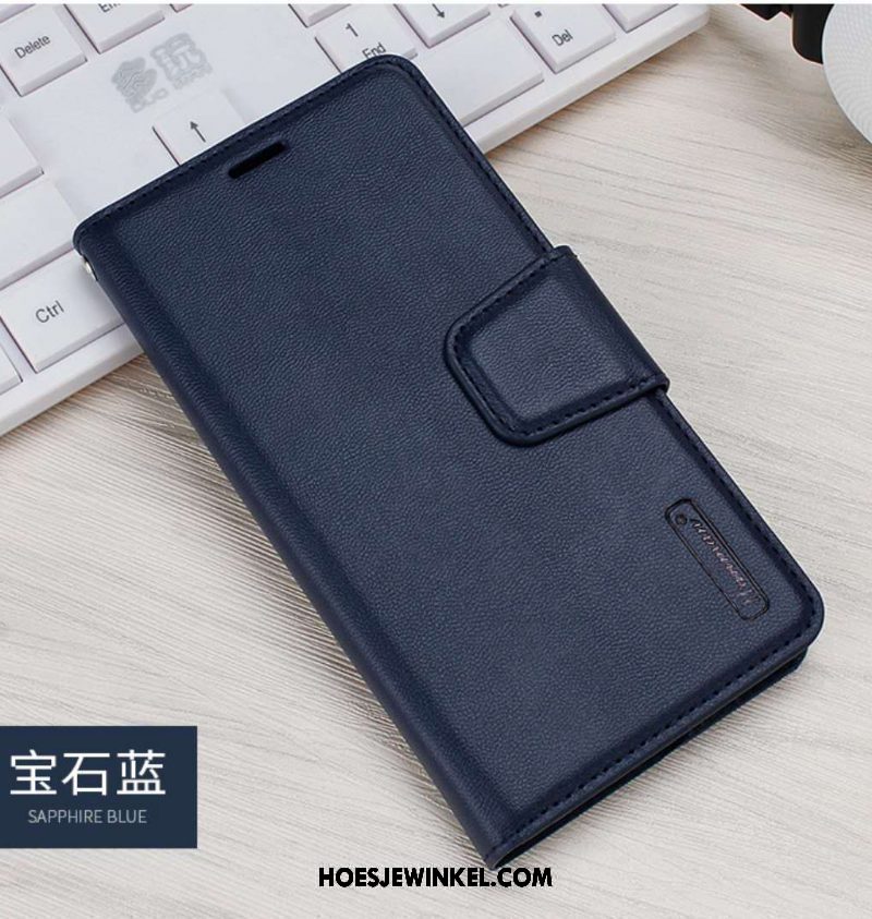 Xiaomi Mi 8 Pro Hoesje Anti-fall Folio Hanger, Xiaomi Mi 8 Pro Hoesje Mobiele Telefoon Leren Etui