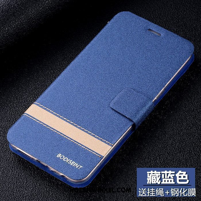 Xiaomi Mi 8 Pro Hoesje Hoes Leren Etui Jeugd, Xiaomi Mi 8 Pro Hoesje Trend Clamshell Beige