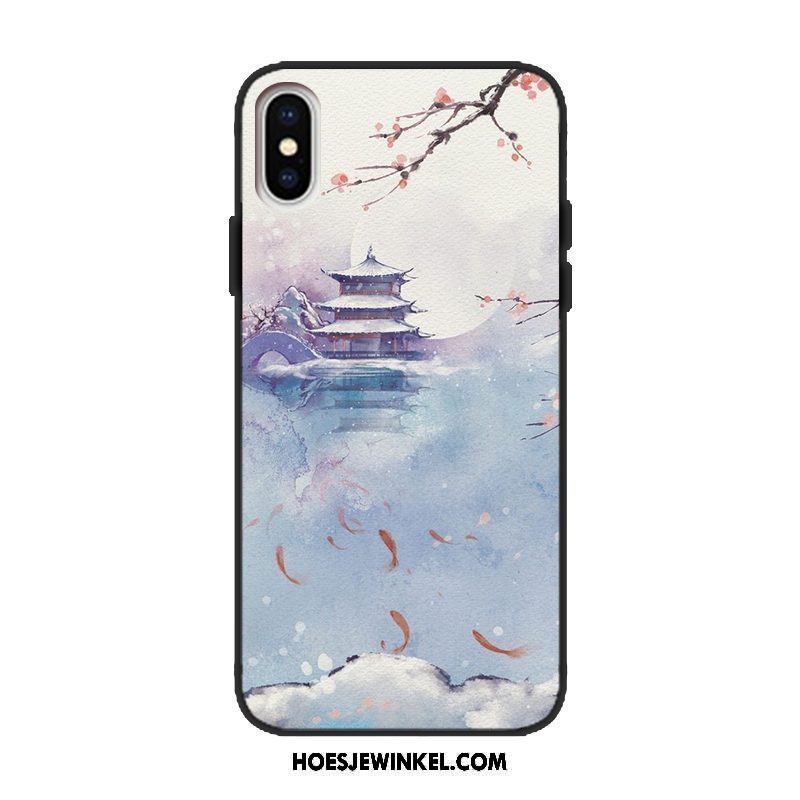 Xiaomi Mi 8 Pro Hoesje Jeugd Patroon Kleur, Xiaomi Mi 8 Pro Hoesje Mini Blauw Beige