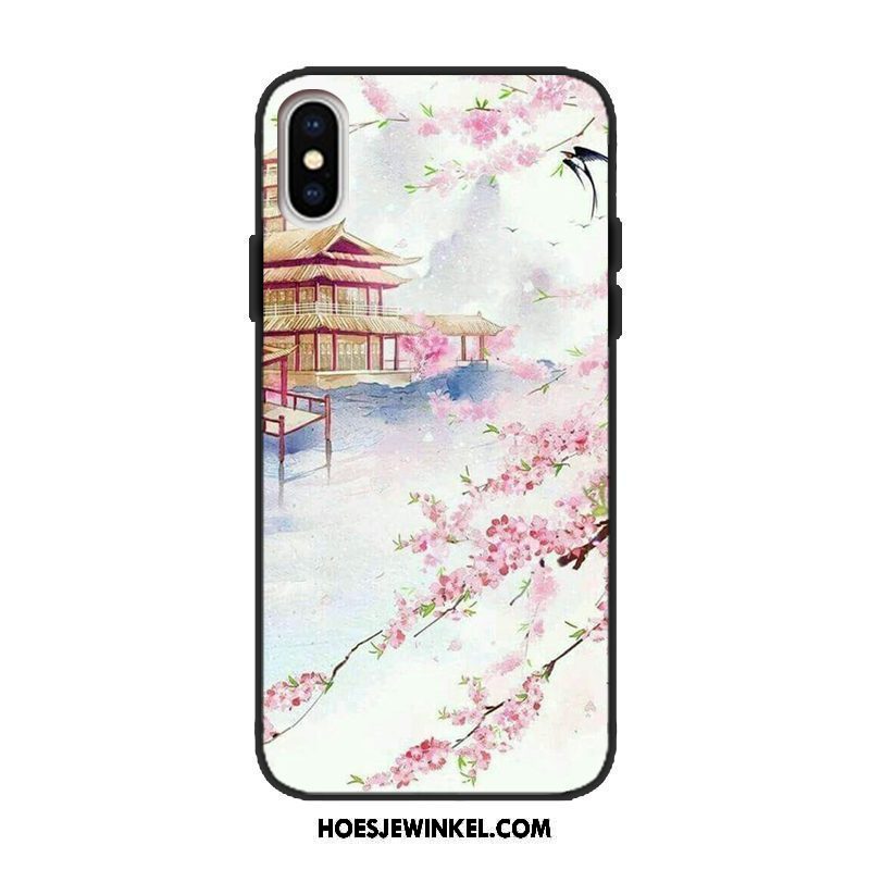 Xiaomi Mi 8 Pro Hoesje Jeugd Patroon Kleur, Xiaomi Mi 8 Pro Hoesje Mini Blauw Beige