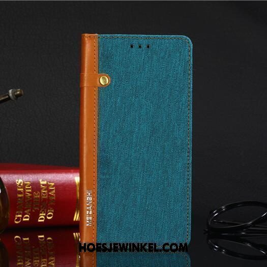 Xiaomi Mi 8 Pro Hoesje Mobiele Telefoon Bescherming Rood, Xiaomi Mi 8 Pro Hoesje Portemonnee Leren Etui