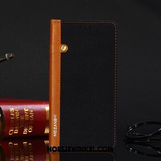 Xiaomi Mi 8 Pro Hoesje Mobiele Telefoon Bescherming Rood, Xiaomi Mi 8 Pro Hoesje Portemonnee Leren Etui