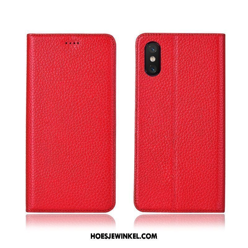 Xiaomi Mi 8 Pro Hoesje Mobiele Telefoon Leren Etui Anti-fall, Xiaomi Mi 8 Pro Hoesje Siliconen All Inclusive Braun Beige