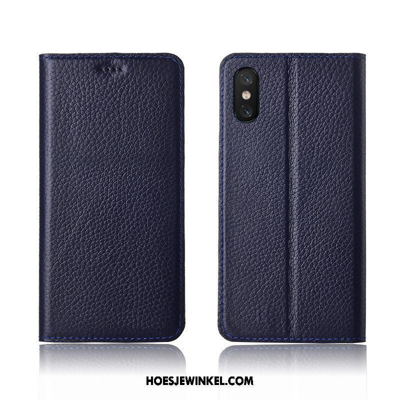 Xiaomi Mi 8 Pro Hoesje Mobiele Telefoon Leren Etui Anti-fall, Xiaomi Mi 8 Pro Hoesje Siliconen All Inclusive Braun Beige