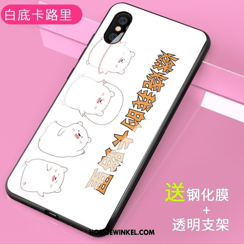 Xiaomi Mi 8 Pro Hoesje Nieuw Persoonlijk Glas, Xiaomi Mi 8 Pro Hoesje Mobiele Telefoon Bescherming Beige