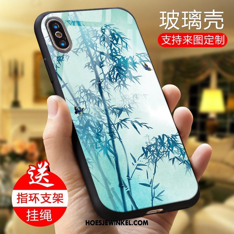 Xiaomi Mi 8 Pro Hoesje Pas Gehard Glas Patroon, Xiaomi Mi 8 Pro Hoesje Spiegel Mobiele Telefoon Beige