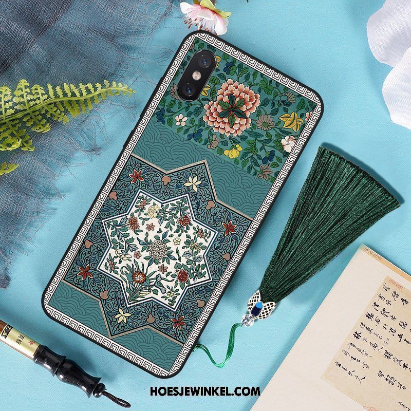 Xiaomi Mi 8 Pro Hoesje Patroon Wind Bescherming, Xiaomi Mi 8 Pro Hoesje Hoes Anti-fall Beige