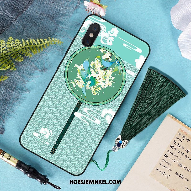 Xiaomi Mi 8 Pro Hoesje Patroon Wind Bescherming, Xiaomi Mi 8 Pro Hoesje Hoes Anti-fall Beige