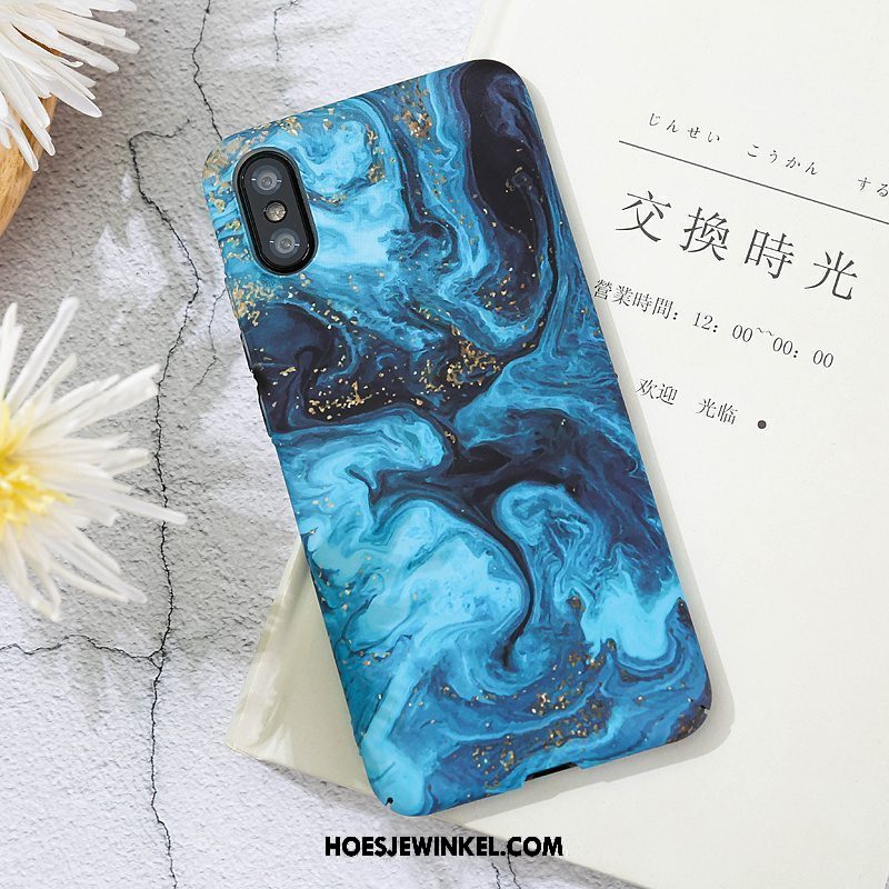 Xiaomi Mi 8 Pro Hoesje Scheppend Hard Mobiele Telefoon, Xiaomi Mi 8 Pro Hoesje Bescherming Patroon Beige