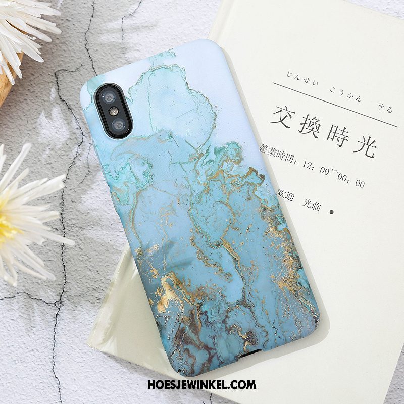 Xiaomi Mi 8 Pro Hoesje Scheppend Hard Mobiele Telefoon, Xiaomi Mi 8 Pro Hoesje Bescherming Patroon Beige