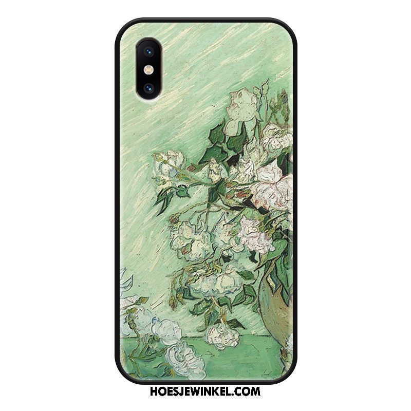 Xiaomi Mi 8 Pro Hoesje Schrobben Mini Bloemen, Xiaomi Mi 8 Pro Hoesje Hoge Jeugd Beige Beige Farbe