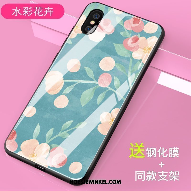 Xiaomi Mi 8 Pro Hoesje Trend Hoes Bescherming, Xiaomi Mi 8 Pro Hoesje Jeugd Patroon Beige