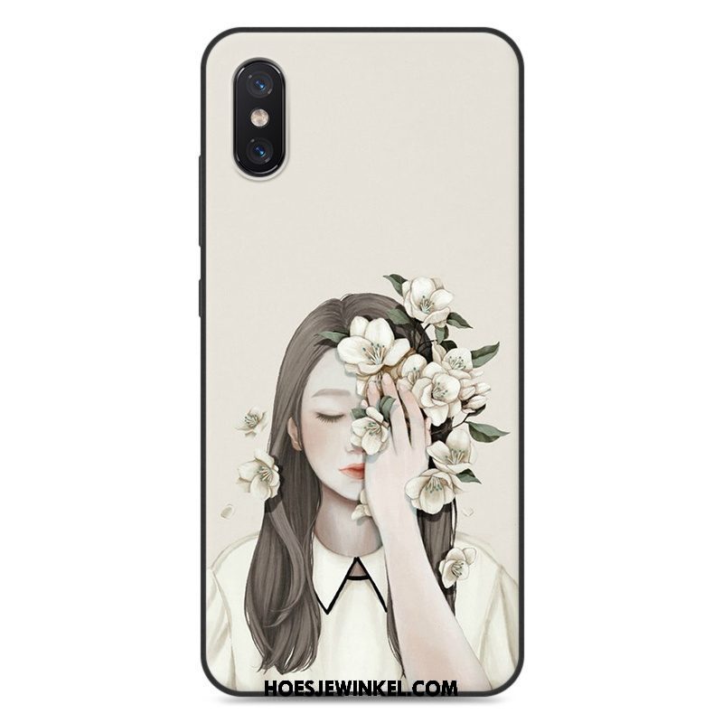 Xiaomi Mi 8 Pro Hoesje Vers All Inclusive Mobiele Telefoon, Xiaomi Mi 8 Pro Hoesje Hoes Zacht Beige