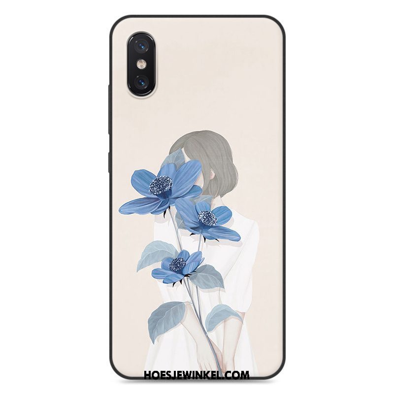 Xiaomi Mi 8 Pro Hoesje Vers All Inclusive Mobiele Telefoon, Xiaomi Mi 8 Pro Hoesje Hoes Zacht Beige