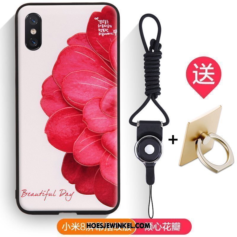 Xiaomi Mi 8 Pro Hoesje Vers Siliconen Mobiele Telefoon, Xiaomi Mi 8 Pro Hoesje All Inclusive Mini Beige