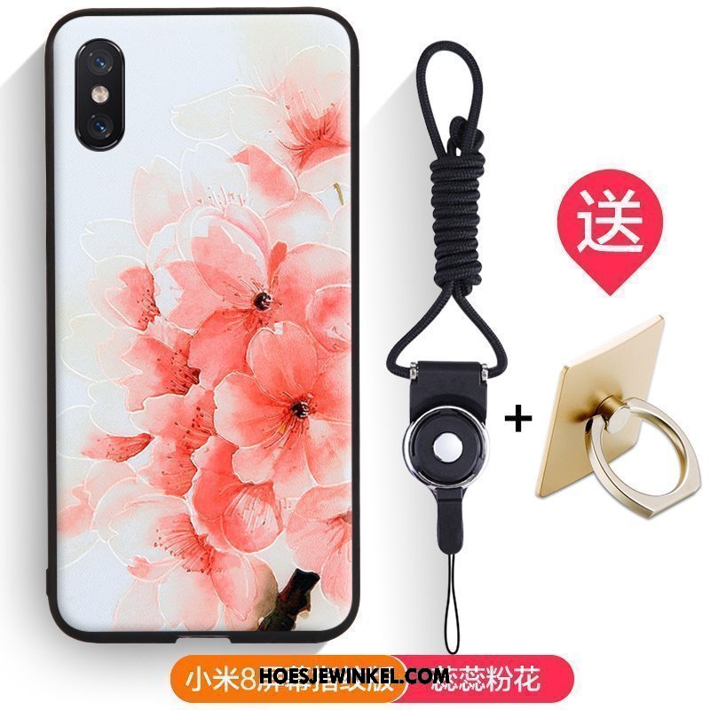 Xiaomi Mi 8 Pro Hoesje Vers Siliconen Mobiele Telefoon, Xiaomi Mi 8 Pro Hoesje All Inclusive Mini Beige