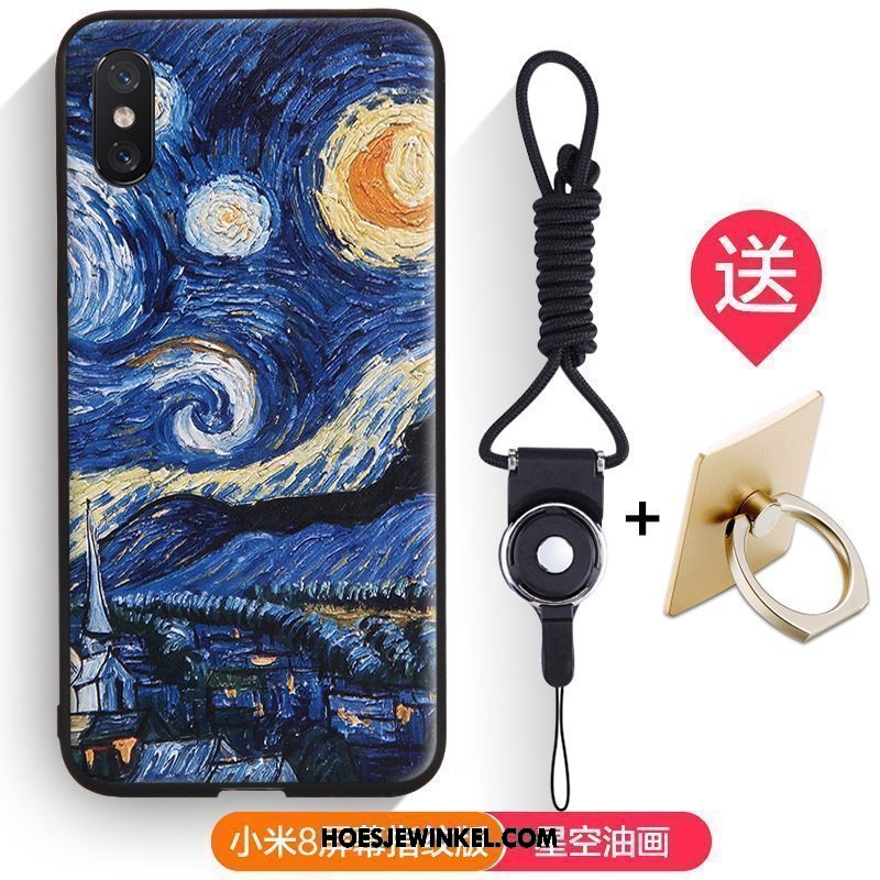 Xiaomi Mi 8 Pro Hoesje Vers Siliconen Mobiele Telefoon, Xiaomi Mi 8 Pro Hoesje All Inclusive Mini Beige