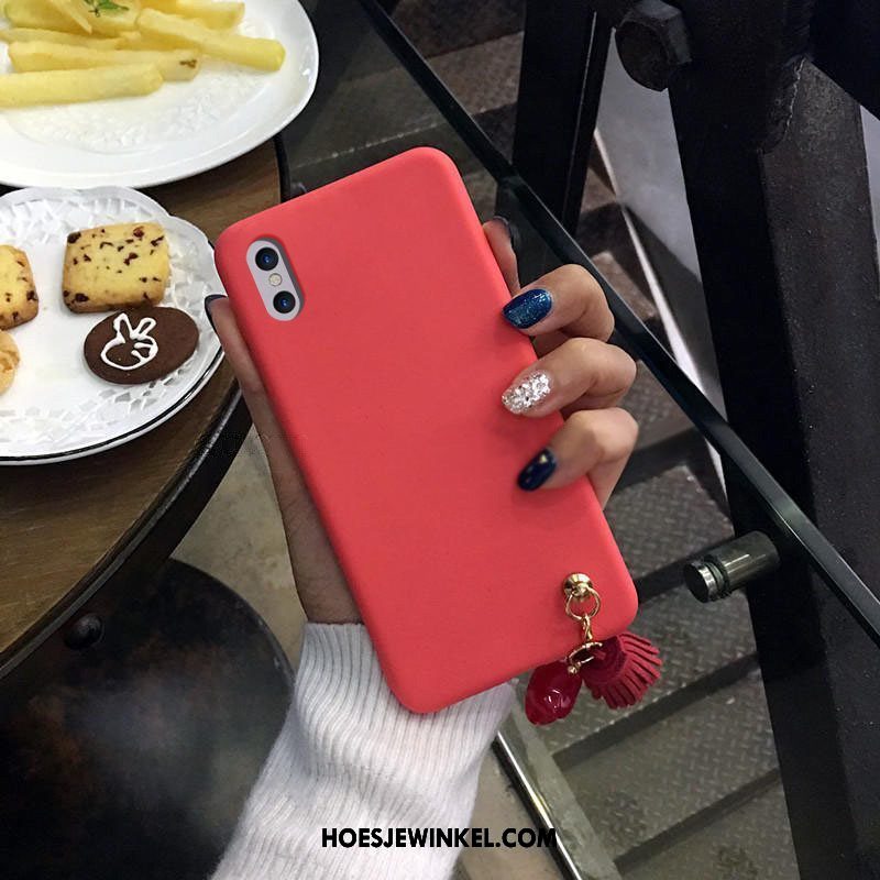 Xiaomi Mi 8 Pro Hoesje Wind Net Red Mobiele Telefoon, Xiaomi Mi 8 Pro Hoesje Scheppend All Inclusive Beige