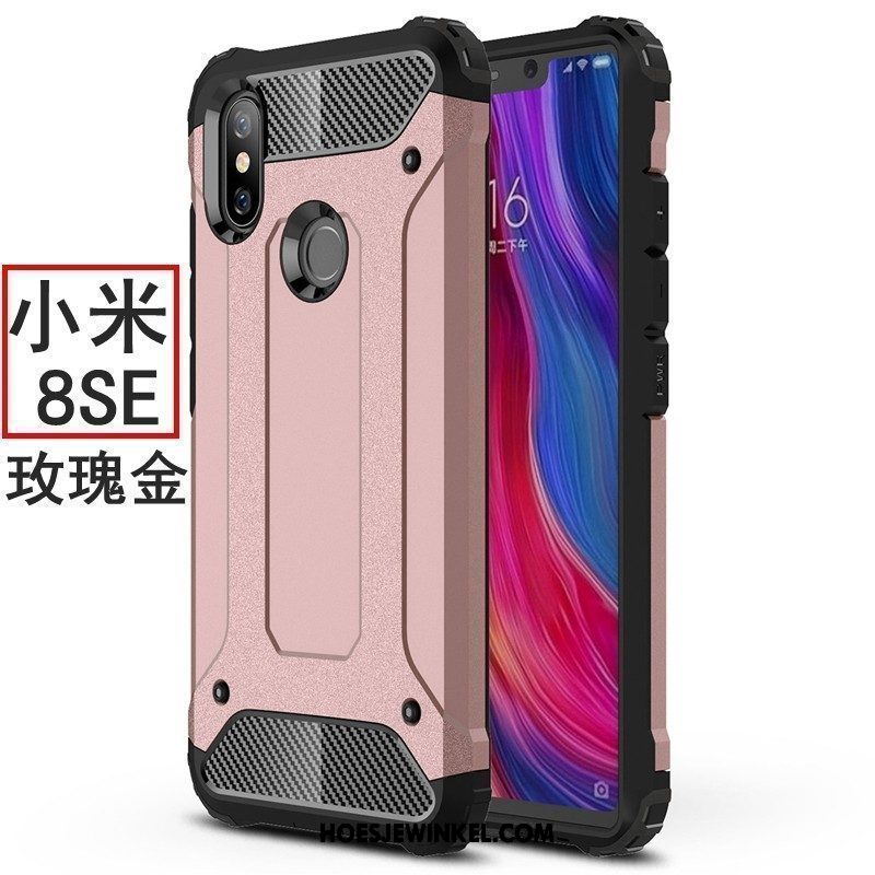 Xiaomi Mi 8 Se Hoesje All Inclusive Scheppend Gasbag, Xiaomi Mi 8 Se Hoesje Bescherming Trend Beige