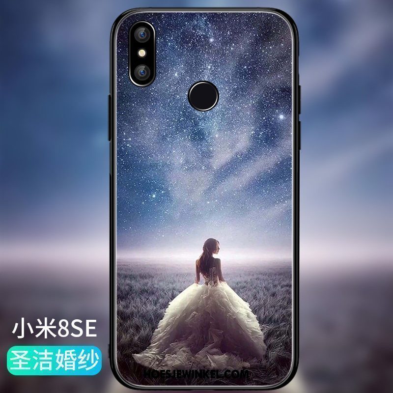 Xiaomi Mi 8 Se Hoesje Anti-fall Dun Herdenken, Xiaomi Mi 8 Se Hoesje All Inclusive Glas Beige