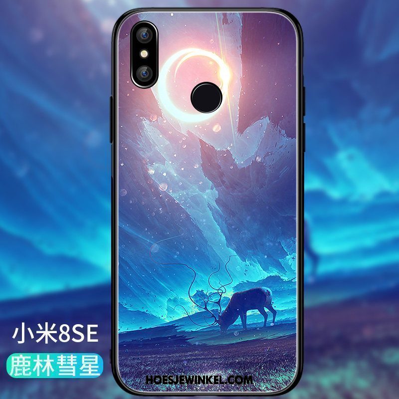 Xiaomi Mi 8 Se Hoesje Anti-fall Dun Herdenken, Xiaomi Mi 8 Se Hoesje All Inclusive Glas Beige