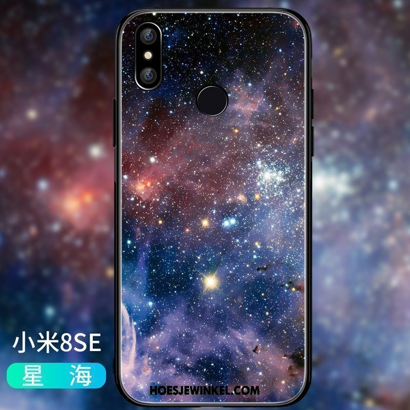 Xiaomi Mi 8 Se Hoesje Anti-fall Dun Herdenken, Xiaomi Mi 8 Se Hoesje All Inclusive Glas Beige