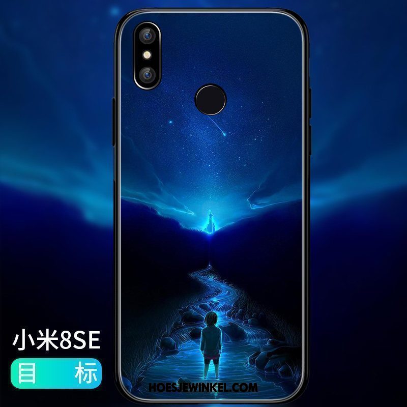 Xiaomi Mi 8 Se Hoesje Anti-fall Dun Herdenken, Xiaomi Mi 8 Se Hoesje All Inclusive Glas Beige