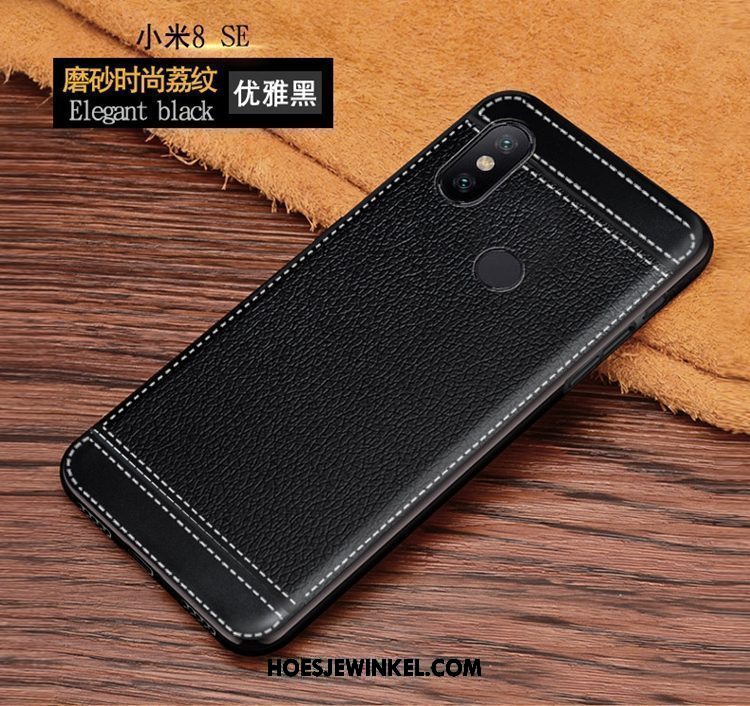 Xiaomi Mi 8 Se Hoesje Anti-fall Mini Eenvoudige, Xiaomi Mi 8 Se Hoesje Roze Mobiele Telefoon Beige