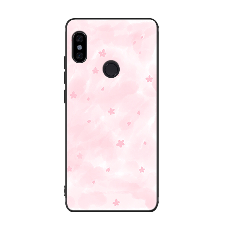 Xiaomi Mi 8 Se Hoesje Bescherming Kers Mobiele Telefoon, Xiaomi Mi 8 Se Hoesje Mooi Blauw Beige