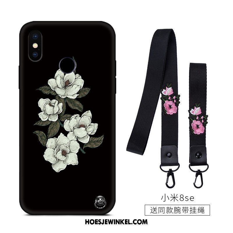 Xiaomi Mi 8 Se Hoesje Bloemen Mini Anti-fall, Xiaomi Mi 8 Se Hoesje Trend All Inclusive Beige