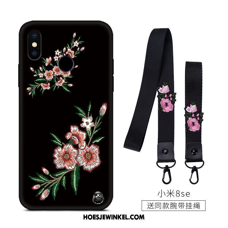 Xiaomi Mi 8 Se Hoesje Bloemen Mini Anti-fall, Xiaomi Mi 8 Se Hoesje Trend All Inclusive Beige