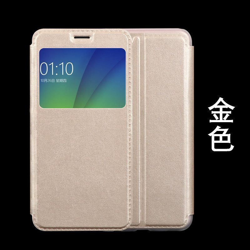 Xiaomi Mi 8 Se Hoesje Clamshell Anti-fall Mobiele Telefoon, Xiaomi Mi 8 Se Hoesje Leren Etui Herdenken Beige