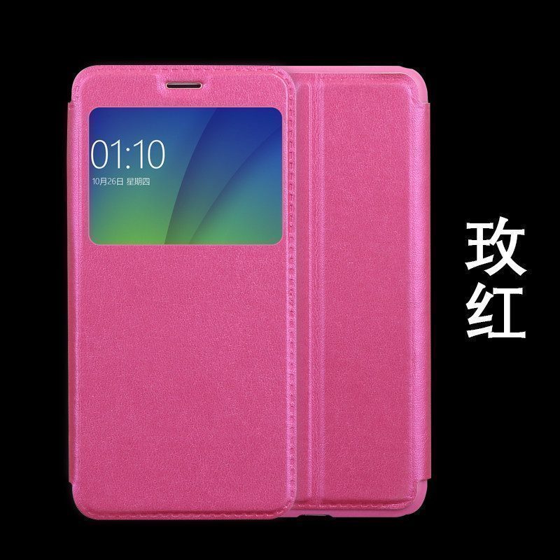 Xiaomi Mi 8 Se Hoesje Clamshell Anti-fall Mobiele Telefoon, Xiaomi Mi 8 Se Hoesje Leren Etui Herdenken Beige