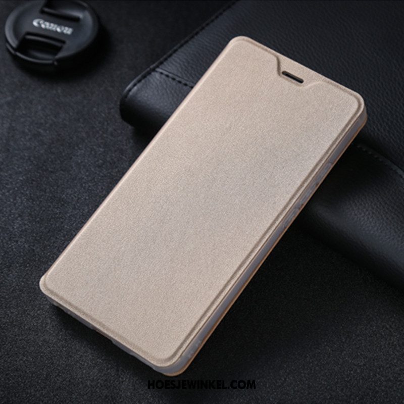 Xiaomi Mi 8 Se Hoesje Clamshell Hoes Mobiele Telefoon, Xiaomi Mi 8 Se Hoesje Mini Winterslaap Beige