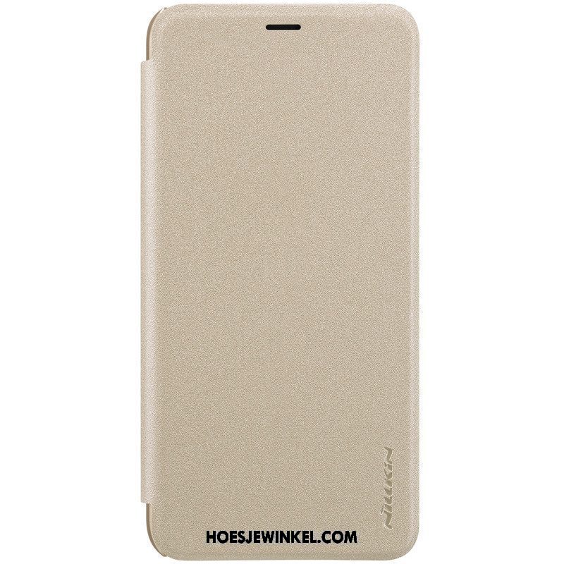 Xiaomi Mi 8 Se Hoesje Folio Mobiele Telefoon Hoes, Xiaomi Mi 8 Se Hoesje Mini Ster Beige