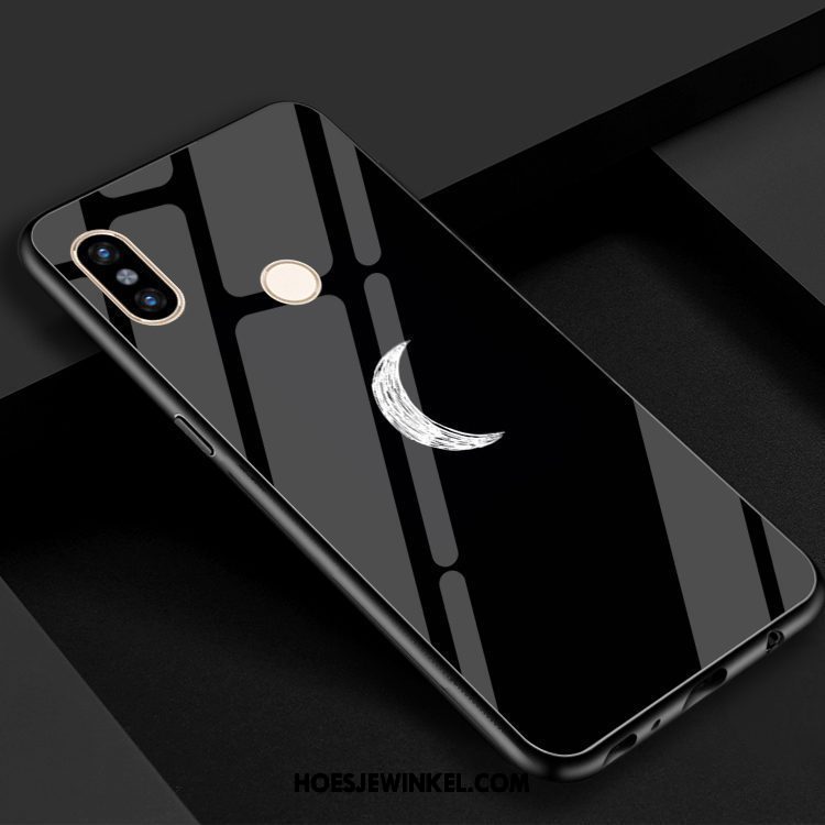 Xiaomi Mi 8 Se Hoesje Heelal Mobiele Telefoon Gehard Glas, Xiaomi Mi 8 Se Hoesje Spiegel Wind Beige