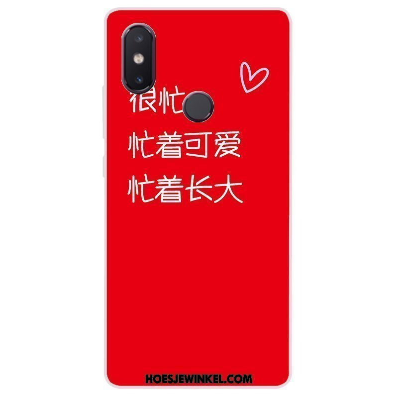 Xiaomi Mi 8 Se Hoesje Hoes Anti-fall Doorzichtig, Xiaomi Mi 8 Se Hoesje Zacht Mini Beige