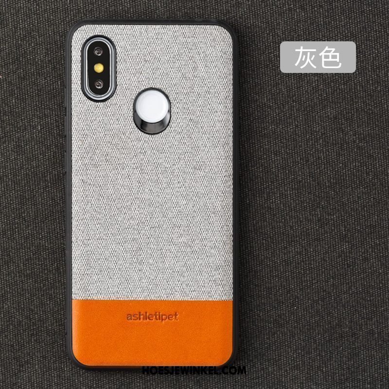 Xiaomi Mi 8 Se Hoesje Magnetisch Rood Bescherming, Xiaomi Mi 8 Se Hoesje Anti-fall Scheppend Beige