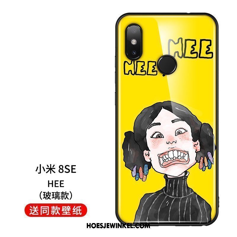 Xiaomi Mi 8 Se Hoesje Net Red Anti-fall Mooie, Xiaomi Mi 8 Se Hoesje Siliconen Original Beige