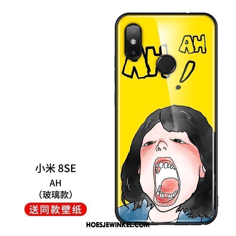 Xiaomi Mi 8 Se Hoesje Net Red Anti-fall Mooie, Xiaomi Mi 8 Se Hoesje Siliconen Original Beige