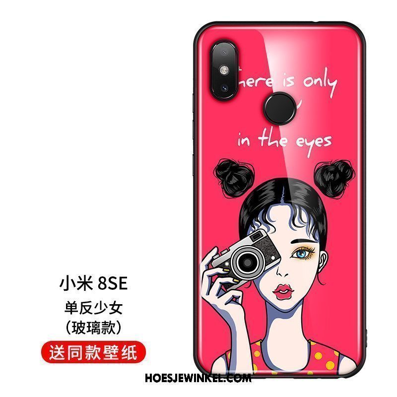 Xiaomi Mi 8 Se Hoesje Net Red Anti-fall Mooie, Xiaomi Mi 8 Se Hoesje Siliconen Original Beige