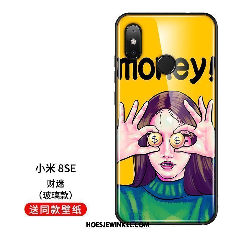 Xiaomi Mi 8 Se Hoesje Net Red Anti-fall Mooie, Xiaomi Mi 8 Se Hoesje Siliconen Original Beige