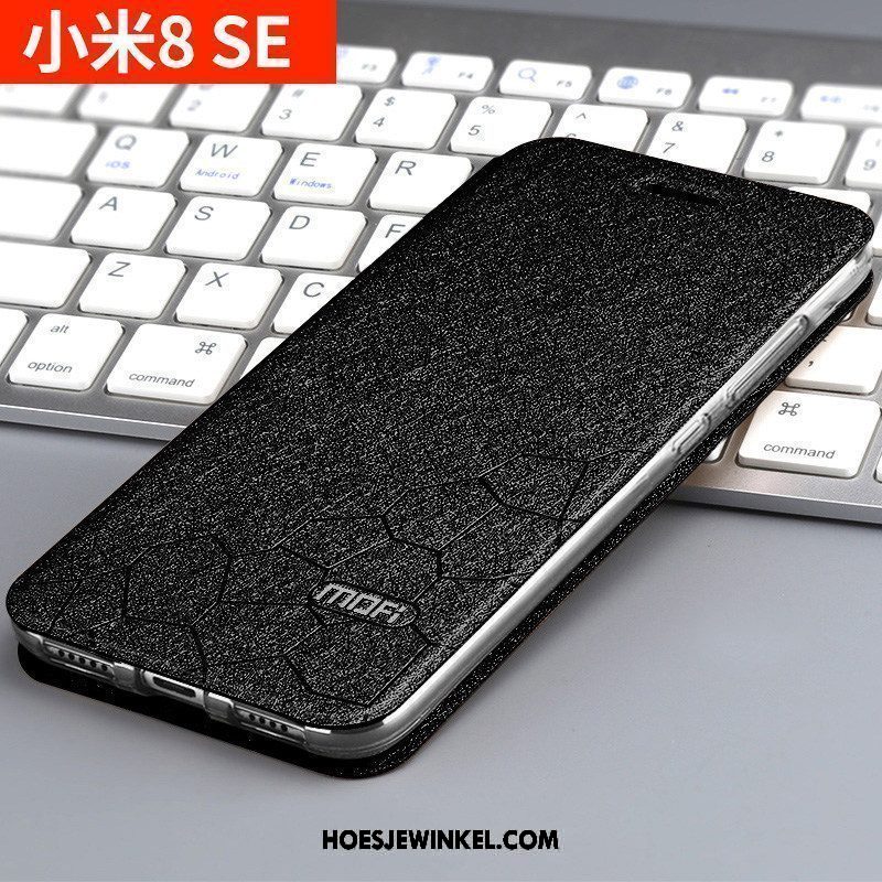 Xiaomi Mi 8 Se Hoesje Nieuw All Inclusive Mobiele Telefoon, Xiaomi Mi 8 Se Hoesje Schrobben Clamshell Beige