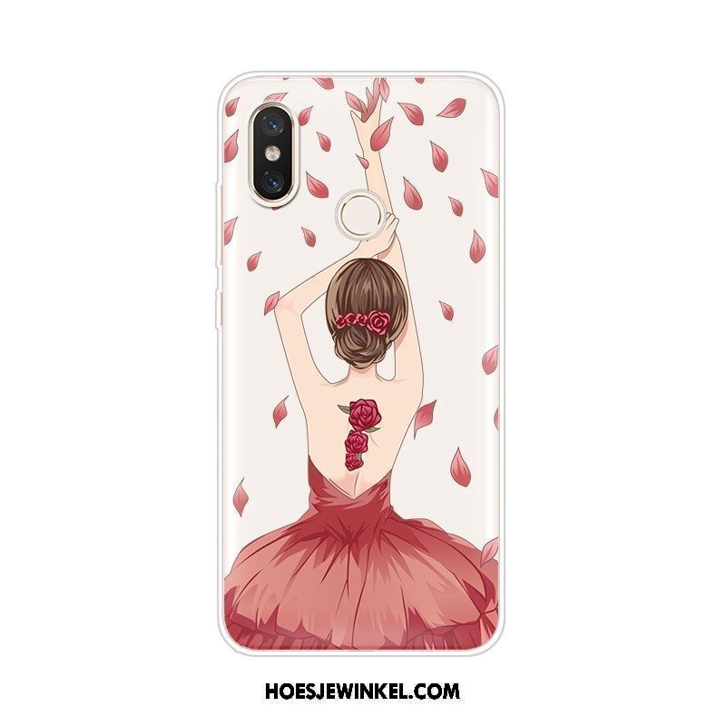 Xiaomi Mi 8 Se Hoesje Pas Siliconen Hoes, Xiaomi Mi 8 Se Hoesje Wit Mobiele Telefoon Beige