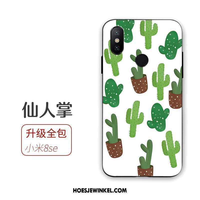 Xiaomi Mi 8 Se Hoesje Patroon Fruit Zacht, Xiaomi Mi 8 Se Hoesje Siliconen Mini Beige