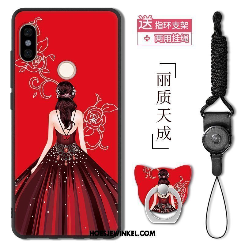 Xiaomi Mi 8 Se Hoesje Student Grote Mini, Xiaomi Mi 8 Se Hoesje Mobiele Telefoon Driedimensionaal Beige