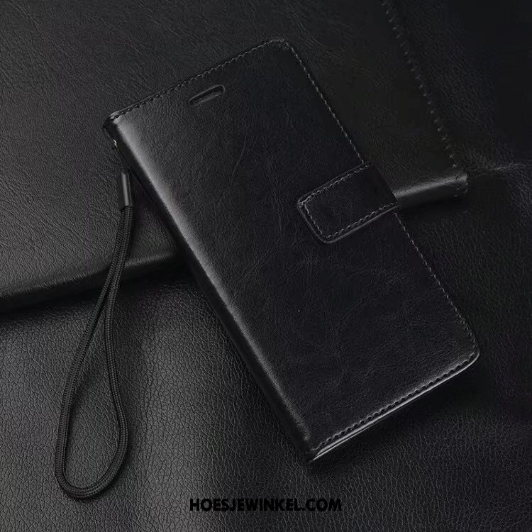 Xiaomi Mi 8 Se Hoesje Tempereren Mobiele Telefoon Leren Etui, Xiaomi Mi 8 Se Hoesje Folio Hanger Beige