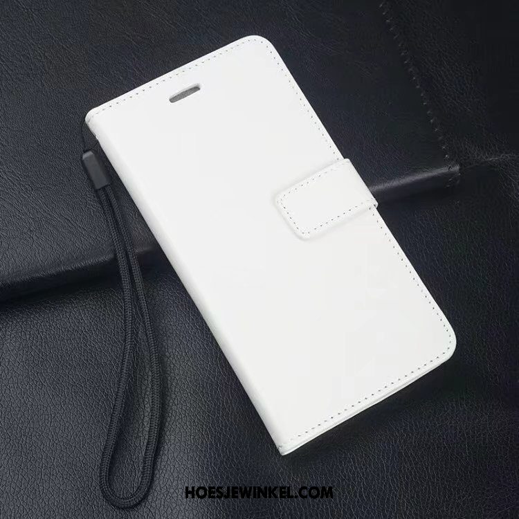 Xiaomi Mi 8 Se Hoesje Tempereren Mobiele Telefoon Leren Etui, Xiaomi Mi 8 Se Hoesje Folio Hanger Beige